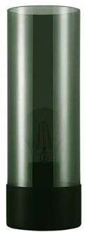 Keyns Tafellamp - E27 - Glas - Zwart, Wit