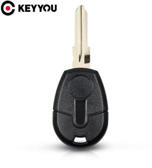 Keyyou 15 Stks/partij Vervangende Afstandsbediening Autosleutel Shell Case Cover Voor Fiat Transponder Sleutel Shell Blank Case Cover GT15R Blade