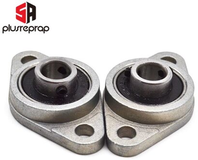 KFL08 Miniatuur Kussen Blok Flens 8Mm Boring Metal Rhombic Lager Zinklegering 3D Printer Diy Onderdelen Voor T8 Lood schroef