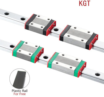 KGT 3D Printer MGN12C MGN12H L=100 350 400 500 600 800 900 1000mm miniature linear rail slide 1pcs MGN linear guide MGN carriage