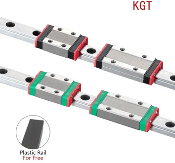 KGT 3D Printer MGN9C MGN9H L=100 350 400 500 600 800 900 1000mm miniature linear rail slide 1pcs MGN linear guide MGN carriage