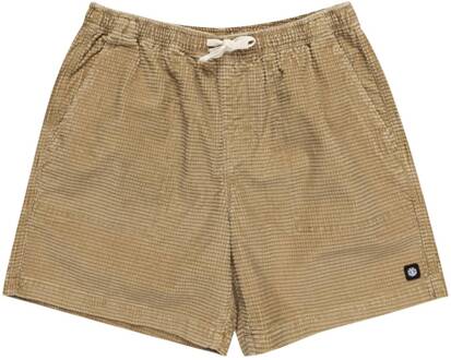 Khaki Cord Walkshort Heren Shorts Element , Beige , Heren - L,M