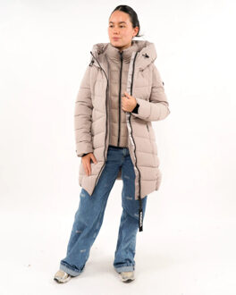 Khujo Dier winterjas - maat XS Beige