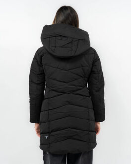 Khujo Dier winterjas Zwart - S