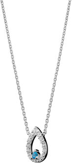 'Kiana' Dames 925 Sterling Zilveren Ketting - Zilver ZK-7487