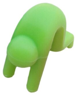 Kichen accessoires Verhogen Het Deksel Voorkomt Soeppan Overloop Siliconen Keuken Goederen Keuken Gereedschap Telefoon Houder Stand voor gadget Groen