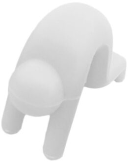 Kichen accessoires Verhogen Het Deksel Voorkomt Soeppan Overloop Siliconen Keuken Goederen Keuken Gereedschap Telefoon Houder Stand voor gadget wit