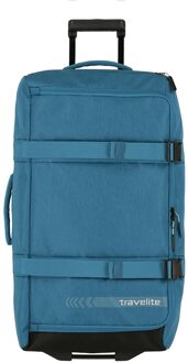 Kick Off Wheeled Duffle L petrol Trolley Reistas Blauw - H 68 x B 37 x D 26