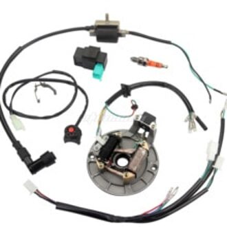 Kick Start Dirt Bike Kabelboom Weefgetouw Cdi Coil Voor 50-125cc Magneto Universele