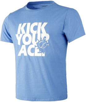 Kick Your Ace T-shirt Heren blauw - S