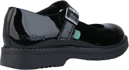 Kickers Dames/Dames Finley Patent Schoenen (Zwart)