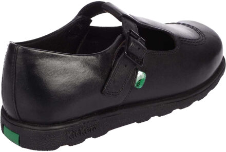 Kickers Dames/Dames Fragma Leren T Gesp Werkschoenen (Zwart)