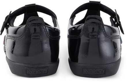 Kickers Damesschoen Kickers Kariko T Bar Patent in zwart