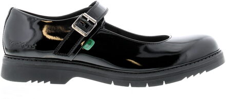 Kickers Finley lakschoenen voor dames, zwart