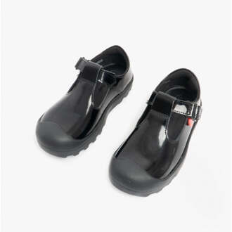 Kickers Girl's Kickers Infant Plunk Patent Shoe in Black Zwart - EU 25.5 / UK 8.5