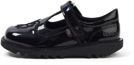 Kickers Girl's Kickers Kids Kick T Stardust lakschoen in Zwart