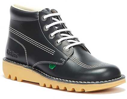 Kickers Heren Kick Hi Core Natuurlijk Leren Laarzen - (Marine Blauw) Navy - EU 42 / UK 8
