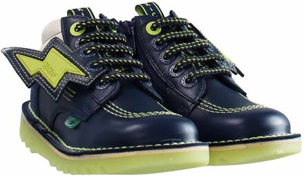 Kickers Hi Bolt Classic Kinder Laarzen Navy Blauw - EU 27 / UK 9