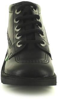 Kickers hi core y jongens leren kinderlaarzen zwart - EU 22 / UK 5