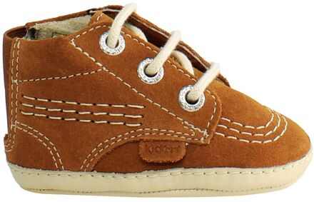 Kickers Hi Crib Bruine Kinderschoenen