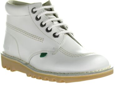 Kickers Kick Hi Core Dames Wit Laarzen - EU 36.5 / UK 3.5