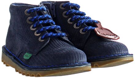 Kickers Kick Hi Kinder Laarzen Navy Blauw
