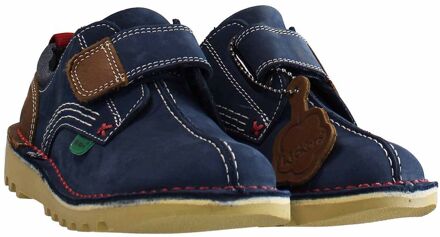 Kickers Kick Laag Kinderen Navy Schoenen - maat Blauw