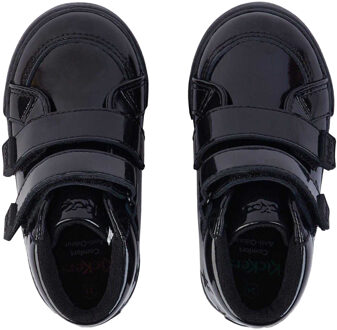 Kickers Kinder/Kinder Tovni Hi Stardust Laklaarzen (Zwart) - EU 25 / UK 8