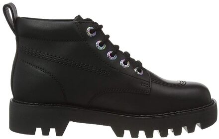 Kickers Kizziie Hogere Dames Zwart Laarzen