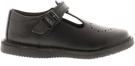 Kickers Kopi Heart T Bar Schoenen Zwart - EU 24 / UK 7