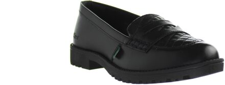 Kickers Lachly Quilt Loafer Damesschoenen Zwart - EU 36.5 / UK 3.5
