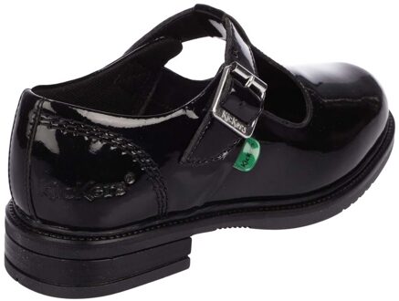 Kickers Meisjes Lach lakleren T-Bar Mary Janes (Zwart)