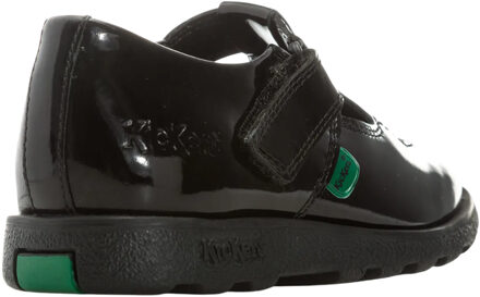 Kickers Meisjesschoenen Fragma Lakleer T-Bar (Zwart) - EU 32 / UK 13