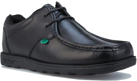 Kickers Nieuwe heren/heren zwarte kickers fragma veterende casual schoenen.