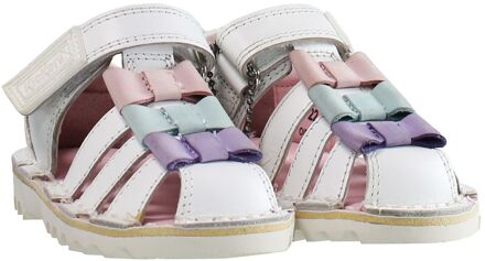 Kickers Strik Kinder Sandalen Wit - EU 29 / UK 11