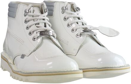Kickers Throwback Enkellaarsjes Dames Wit - EU 40 / UK 6.5