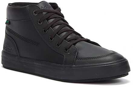 Kickers Tovni Hi Leer Heren Zwart Schoenen - EU 42 / UK 8