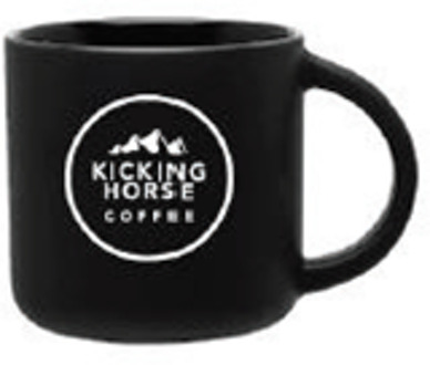 Kicking Horse Coffee beker keramisch zwart