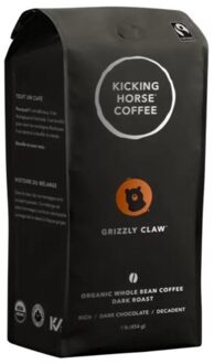 Kicking horse coffee, blend grizzly claw organic fair trade, 10 oz (284 gram)
