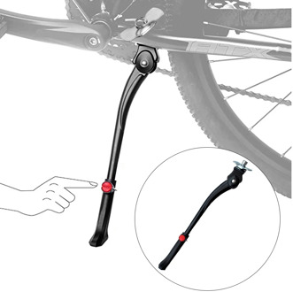 Kickstand Adjustable Aluminum Alloy MTB Road Bike Bicycle Side Kickstand Kick Stand Foot support Bicycle Accessories Dropship