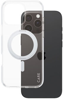 Kickstand Case MagSafe voor de Apple iPhone 16 Pro Max - Silver Zilver