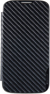 Kickstand Folio Cover voor Samsung Galaxy S4 - Zwart