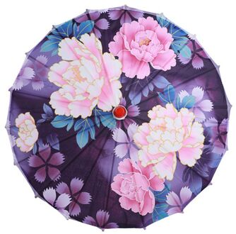 Kid Art Paraplu Chinese Paraplu Klassieke Stijl Decoratieve Paraplu Olie Papier Geschilderd Parasol Decoratieve Paraplu A1