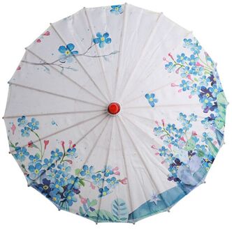 Kid Art Paraplu Chinese Paraplu Klassieke Stijl Decoratieve Paraplu Olie Papier Geschilderd Parasol Decoratieve Paraplu A6
