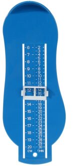 Kid Infant Voet Maatregel Gauge Ruler Tool Baby Schoen Peuter Baby Schoenen Fittings Gauge Voet Maatregel Schoenen Maat Meten blauw