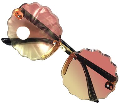 Kid Meisjes Jongens Zonnebril Lichtgewicht Zon Bescherming UV400 Ronde Bloem Gradient Eyewear