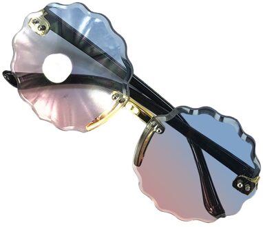 Kid Meisjes Jongens Zonnebril Lichtgewicht Zon Bescherming UV400 Ronde Bloem Gradient Eyewear
