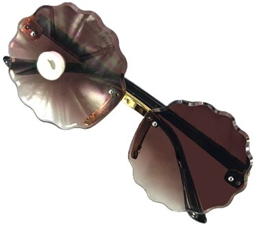 Kid Meisjes Jongens Zonnebril Lichtgewicht Zon Bescherming UV400 Ronde Bloem Gradient Eyewear