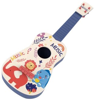 Kid Mini Ukulele Gitaar Muziekinstrumenten Speelgoed Kinderen School Play Game Muziek Rente Ontwikkeling Speelgoed blauw
