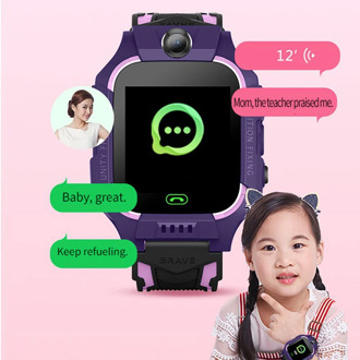 Kid Phone Call Smart Watch for Children Sos Antil-Lost Waterproof Clock Baby Support Sim Card Location Tracker Wristwatch